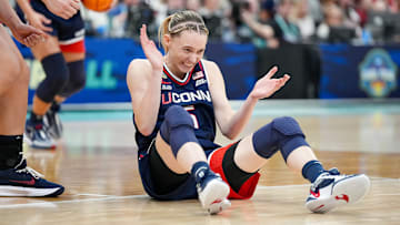 Bueckers helped lead UConn to its 12th women’s basketball national championship Sunday.