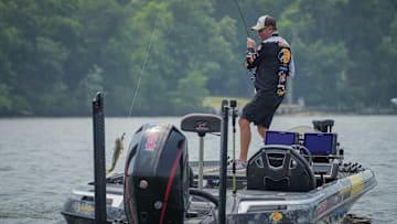 Morning shad-spawn bites on Tennessee River reservoirs can be epic, says Major League Fishing Pro David Walker (pictured). But to catch bass all day, he cautions, you’ll need a secondary pattern in the afternoon.