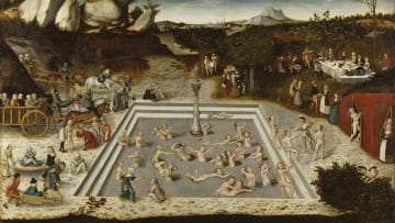 The Fountain of Youth, painted in 1546 by German artist Lucas Cranach the Elder.