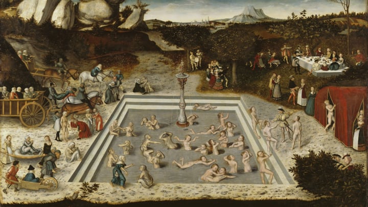 The Fountain of Youth, painted in 1546 by German artist Lucas Cranach the Elder.