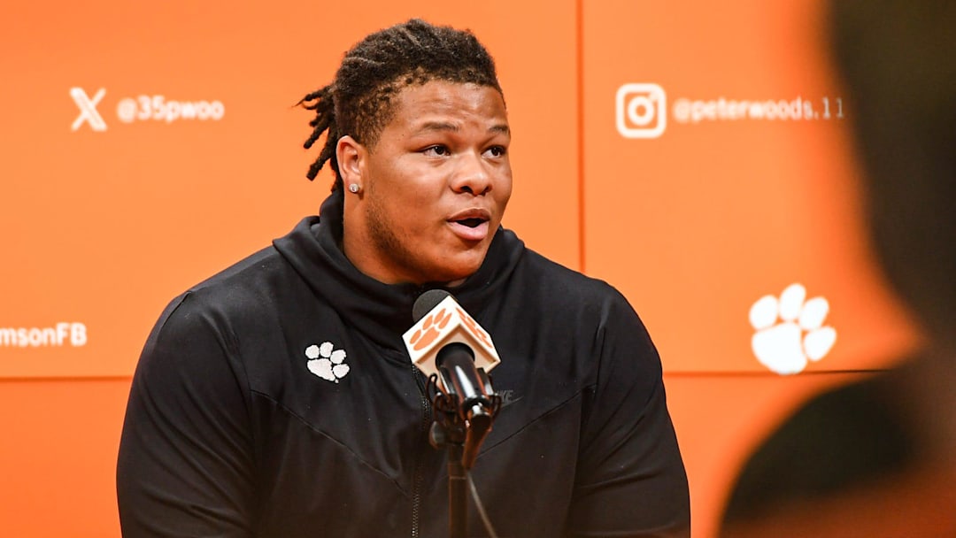 Clemson football defender Peter Woods Clemson football defender Peter Woods