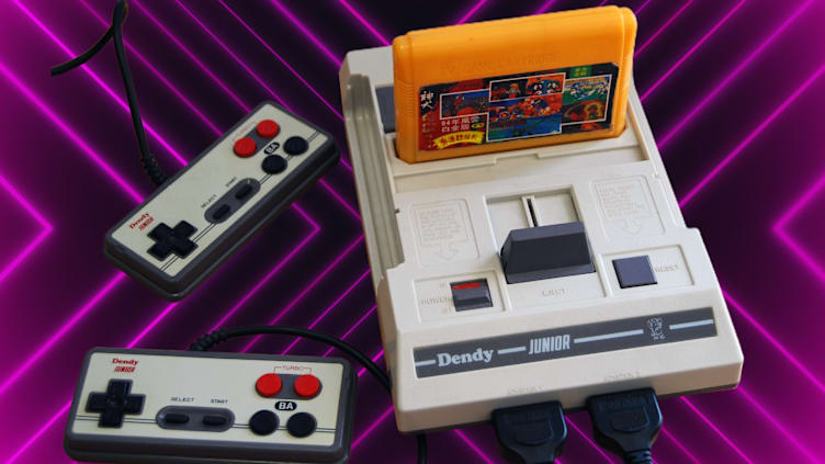 The Dendy in all its 1990s glory.