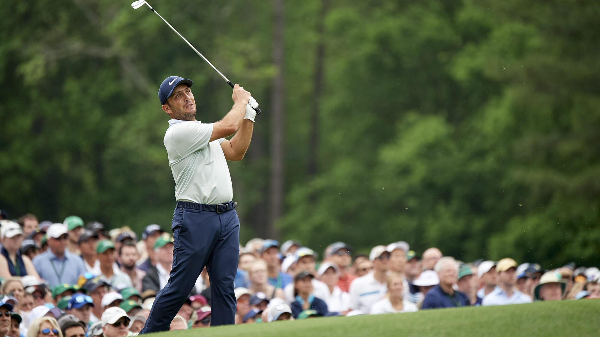 Francesco Molinari is pictured at the 2019 Masters.