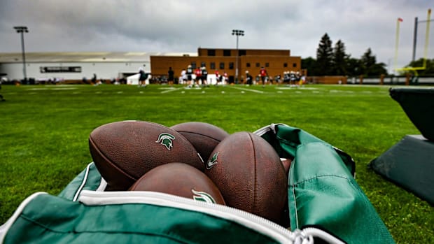 Michigan State football fall camp
