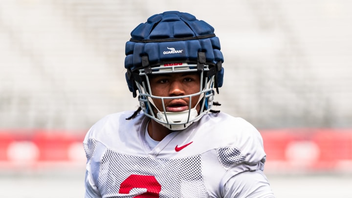 Ole Miss Rebels defensive lineman Walter Nolen during spring practice