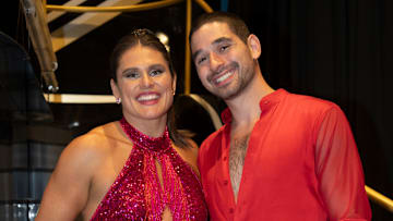 Ilona Maher and Alan Bersten