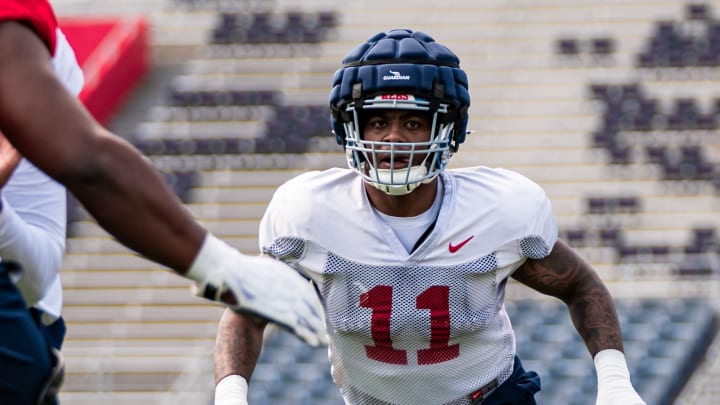 Ole Miss Rebels linebacker Chris "Pooh" Paul Jr. during fall camp.