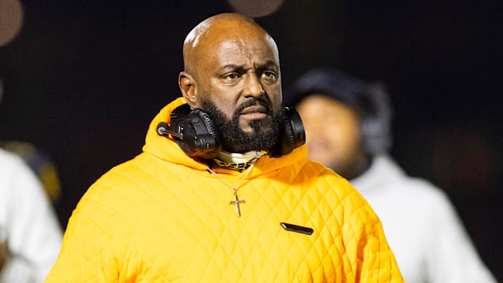 St. Frances head football coach Messay Hailemariam.