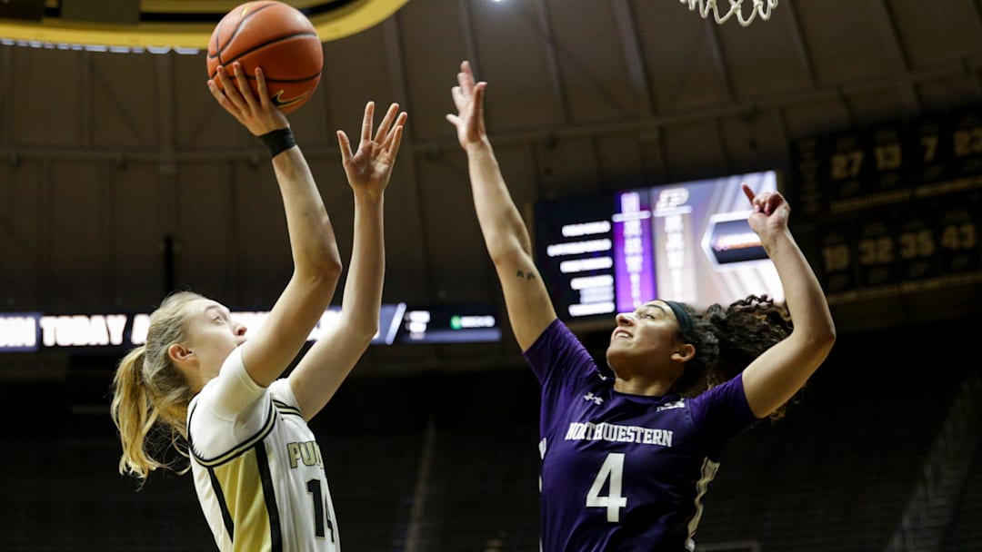 Northwestern guard Jillian Brown 