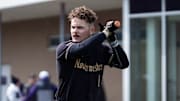 April 25, 2025, Evanston, IL: A game between Northwestern Baseball and Washington at Rocky and Berenice Miller Park in Evanston, IL on Friday, April 25, 2025.