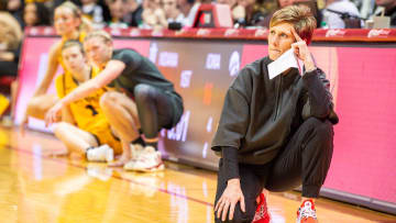 Teri Moren and Lexus Bargesser, Indiana Women's Basketball