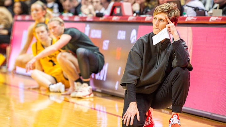 Teri Moren and Lexus Bargesser, Indiana Women's Basketball