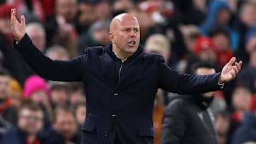 Arne Slot is under immense pressure.