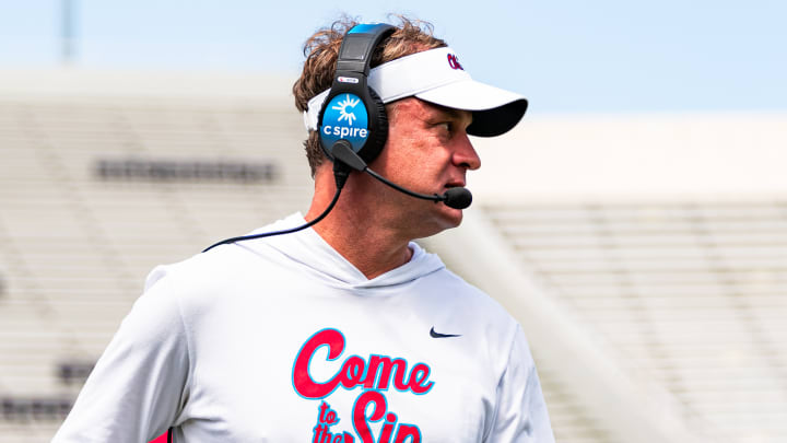 Ole Miss head coach Lane Kiffin