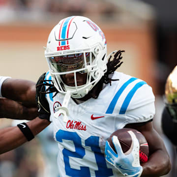 Henry Parrish Jr. rushes for a touchdown against Wake Forest.