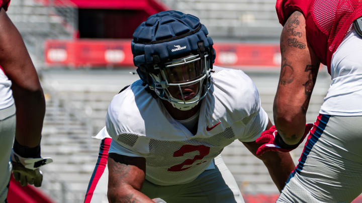 Ole Miss Rebels defensive lineman Walter Nolen during fall camp.