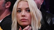 Celebrities At The Los Angeles Lakers Game