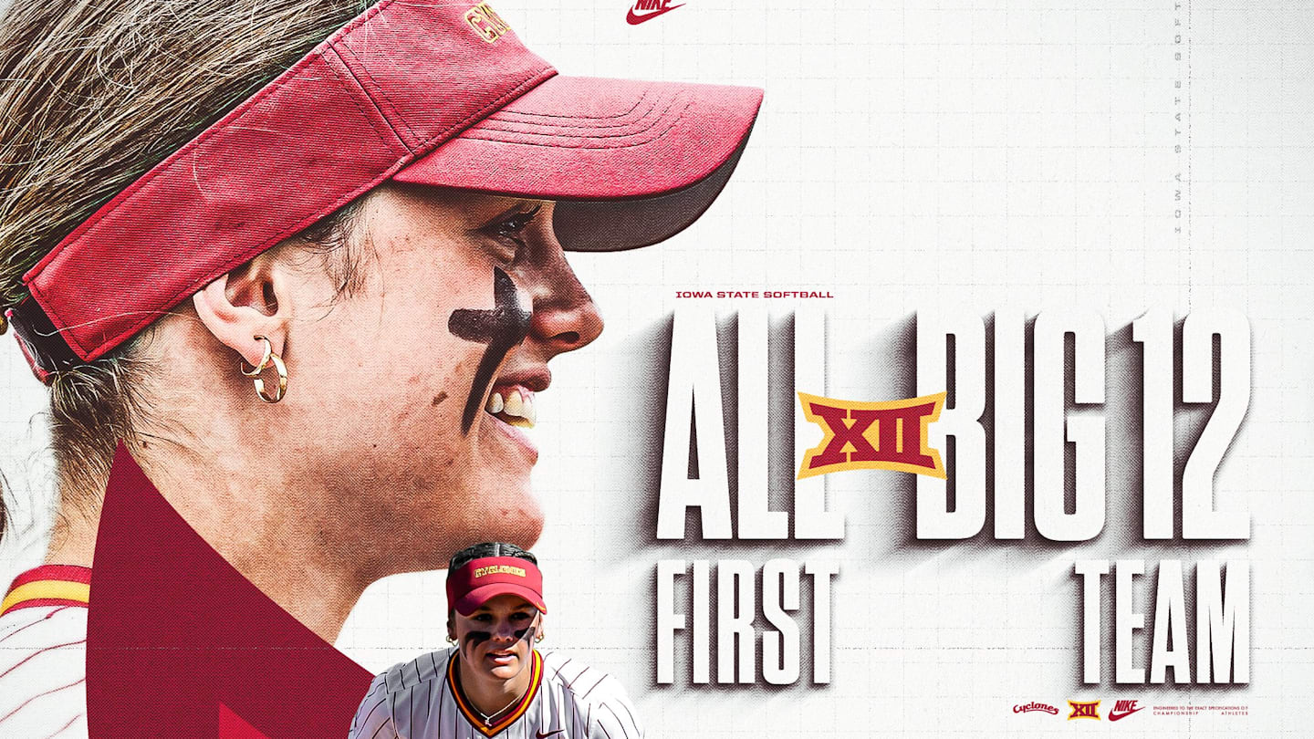 Iowa State softball breaks records with four all-Big 12 selections