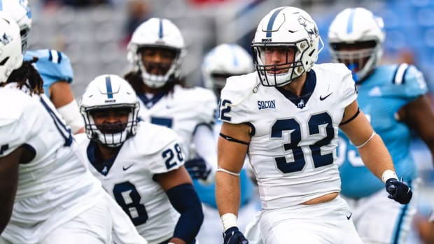 Samford linebacker Noah Martin