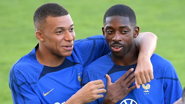 K. Mbappé et O. Dembélé - équipe de France K. Mbappé et O. Dembélé - équipe de France