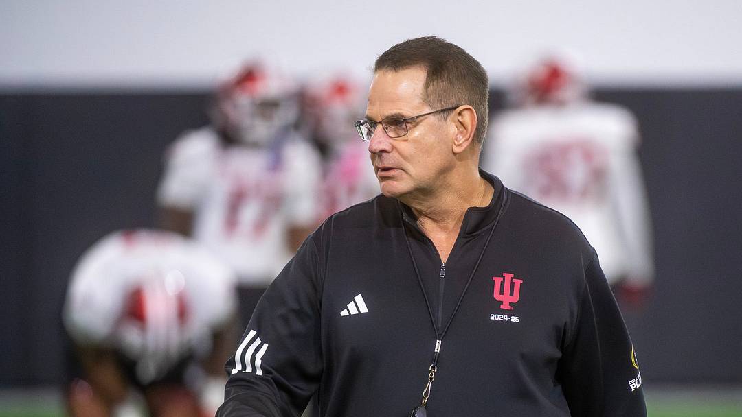 Indiana Head Coach Curt Cignetti during Indiana University spring football practice on Thursday, March 26, 2026. Indiana Head Coach Curt Cignetti during Indiana University spring football practice on Thursday, March 26, 2026.