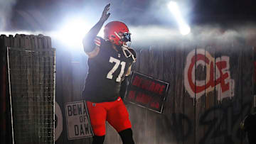 Cleveland Browns offensive tackle Jedrick Wills Jr.