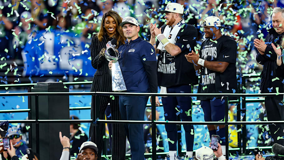 Mike Macdonald and his coaching staff shined in the Super Bowl, dominating the Patriots 29–13.