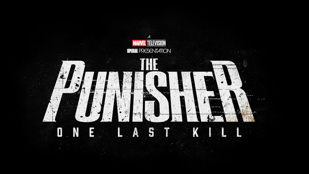 The official logo for Marvel Television's THE PUNISHER: ONE LAST KILL. 