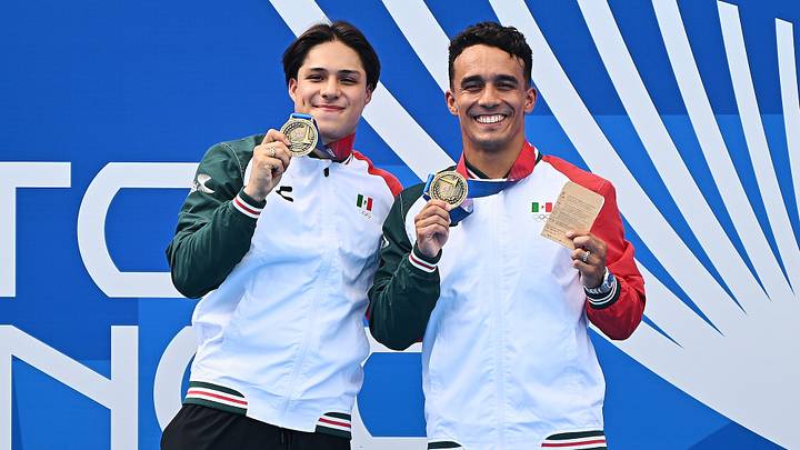 Osmar Olvera y Juan Celaya ganaron oro en clavados sincronizados trampolín 3 metros, en Santo Domingo 2026. Osmar Olvera y Juan Celaya ganaron oro en clavados sincronizados trampolín 3 metros, en Santo Domingo 2026.