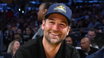 Celebrities At The Los Angeles Lakers Game
