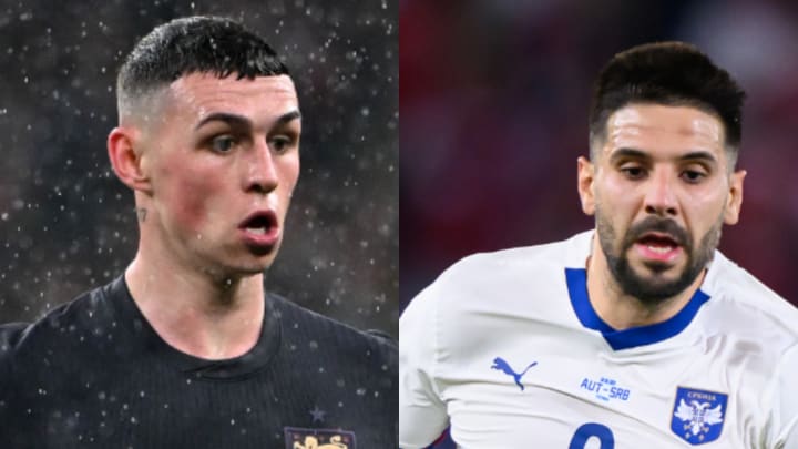 Phil Foden et Aleksandar Mitrovic - Euro 2024