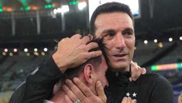 Scaloni con Messi