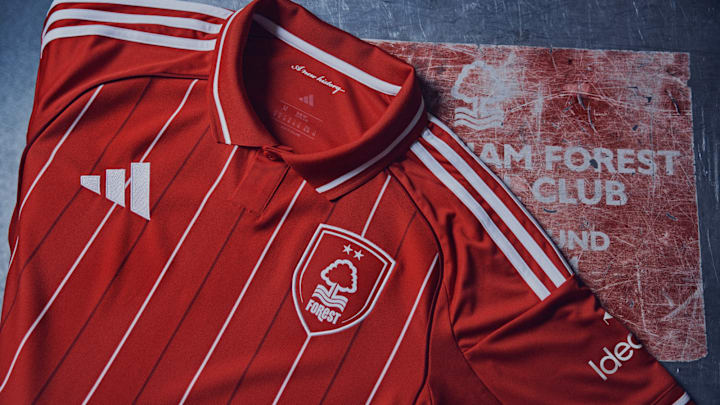 Nottingham Forest's new home kit is a thing of beauty. Nottingham Forest's new home kit is a thing of beauty.