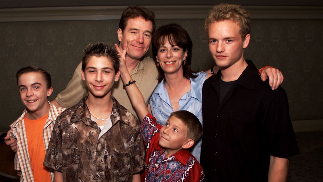 Frankie Muniz, Justin Berfield, Bryan Cranston, Jane Kaczmarek, Erik Per Sullivan, Christopher Masterson - FOX 2000 summer press tour