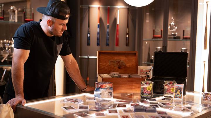 From the Diamond to the Hobby: Mike Trout Introduces Gen One Collect (featured). Photo by ON SI Collectibles