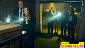John Carroll Lynch and Maggie Q in Ballard