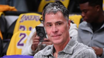 Celebrities At The Los Angeles Lakers Game