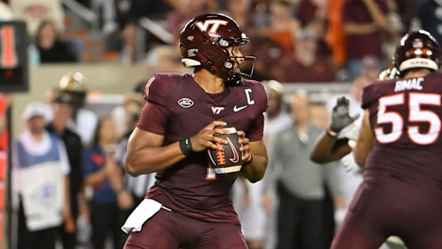 Virginia Tech, QB, Kyron Drone