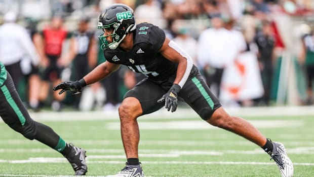 Cal Poly defensive lineman Elijah Ponder