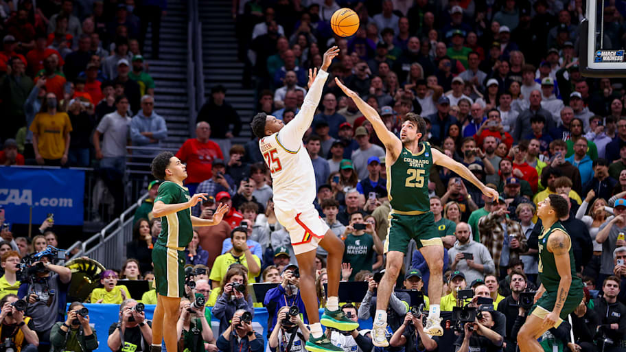 Derik Queen was teammates with Cooper Flagg in high school at Montverde Academy and is also a projected top-10 NBA draft pick. | Tyler McFarland/NCAA Photos via Getty Images