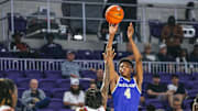 Ace Bailey of McEachern takes a jump shot against North Mecklenburg in the Consolation Championship game of the City of Palms Classic on Saturday, Dec. 23, 2023, at Suncoast Credit Union Arena in Fort Myers. McEachern won 78-71.