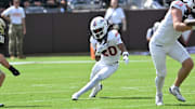 Sep. 20, 2025; Blacksburg, Va.; Virginia Tech running back P.J. Prioleau (20) runs the ball during the first quarter.