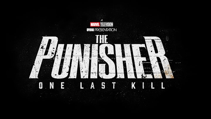 The official logo for Marvel Television's THE PUNISHER: ONE LAST KILL. 