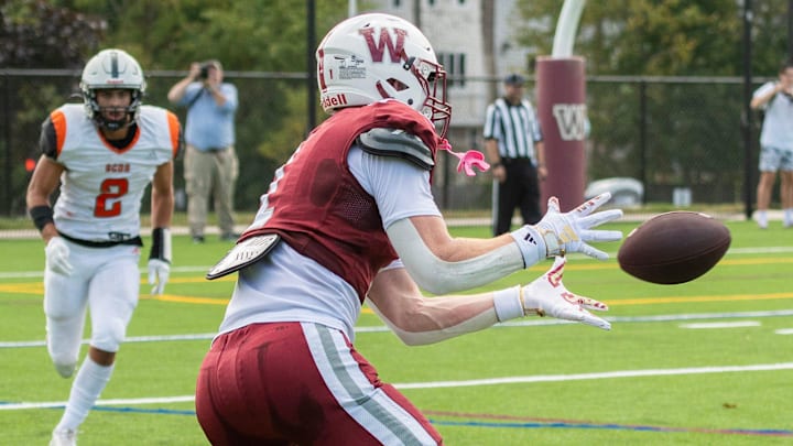 Massachusetts has plenty of wide receiver talent among its rising juniors in advance of the 2025 high school football season. Here are five of the best.