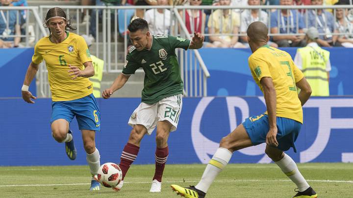 México se ha enfrentado varias veces a Brasil, una de ellas, en Octavos de Final de Rusia 2018. México se ha enfrentado varias veces a Brasil, una de ellas, en Octavos de Final de Rusia 2018.