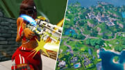 The Fortnite character is playing the Reload Battle Royal game mode.