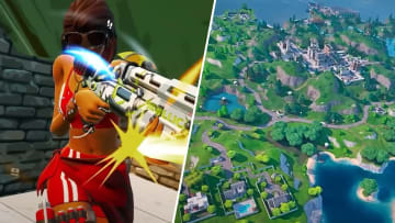 The Fortnite character is playing the Reload Battle Royal game mode.