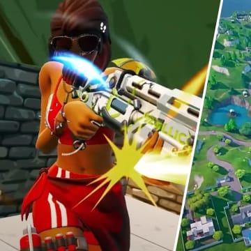 The Fortnite character is playing the Reload Battle Royal game mode.