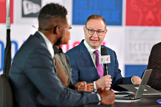 Wojnarowski stepped away from ESPN and being on TV after talking with others who had recently been through a career transitio