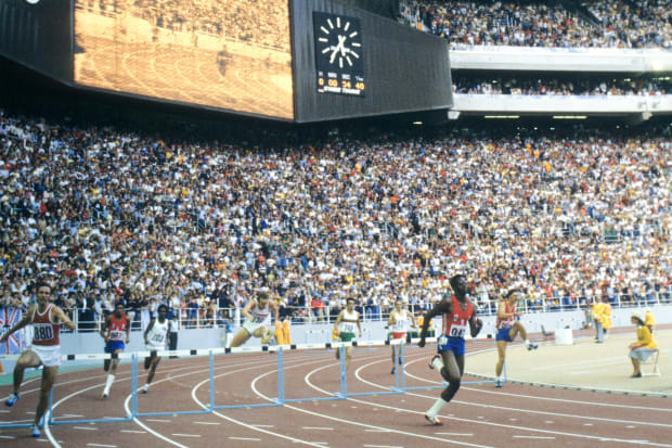 Edwin Moses track